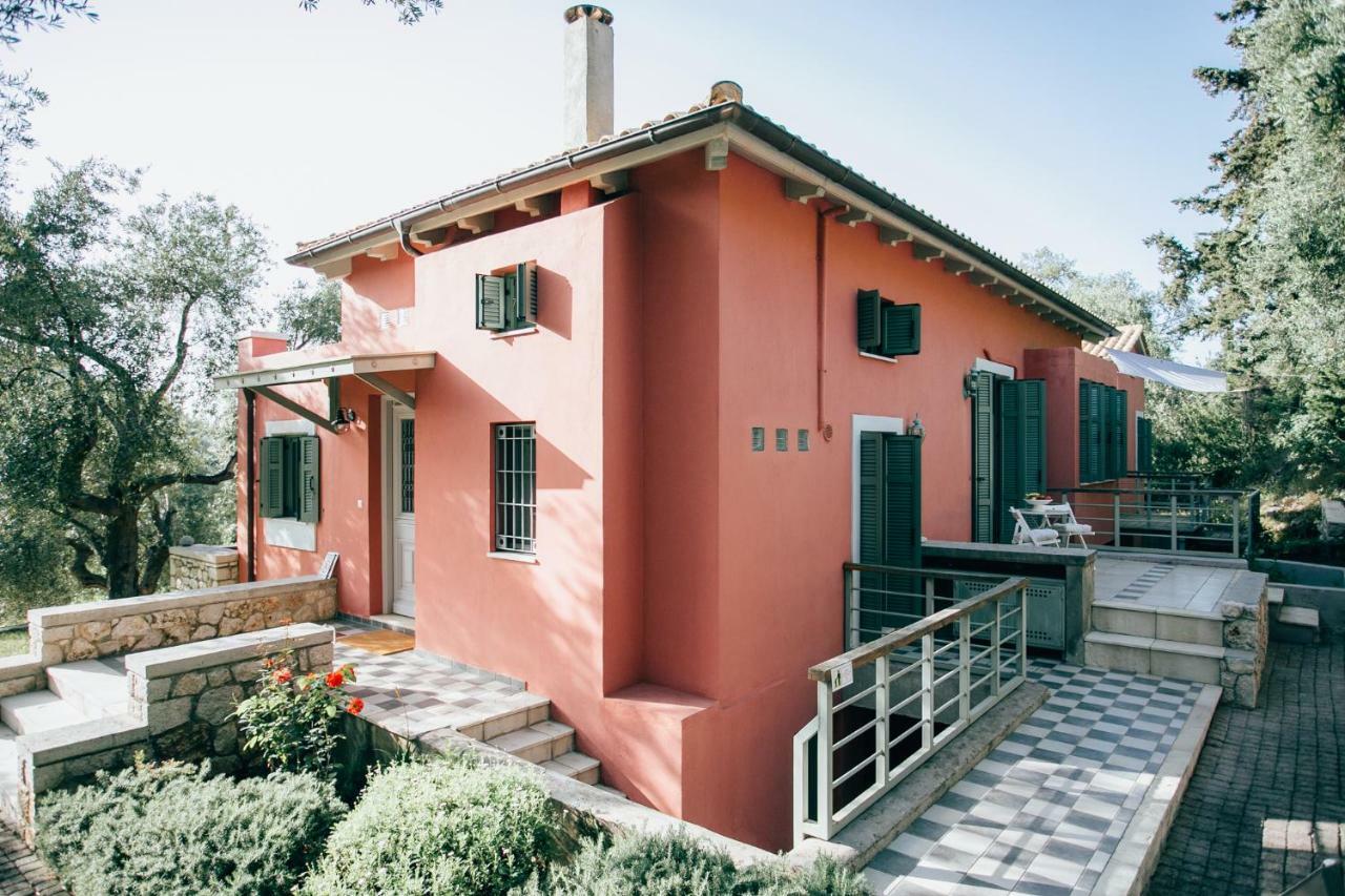 Vila La Casa Rossa Áyios Nikítas Exteriér fotografie