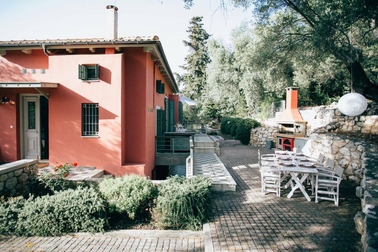 Vila La Casa Rossa Áyios Nikítas Exteriér fotografie